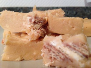 White Chocolate & White KitKat Chunky Fudge